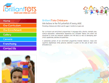 Tablet Screenshot of brillianttots.com.sg